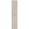 Szafka boczna wysoka 170 cm dwudrzwiowa kaszmirowy mat BELLA CASHMERE 80-35-2D, Comad